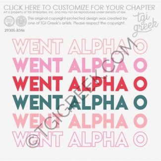 Alpha Omicron Pi – Bid Day