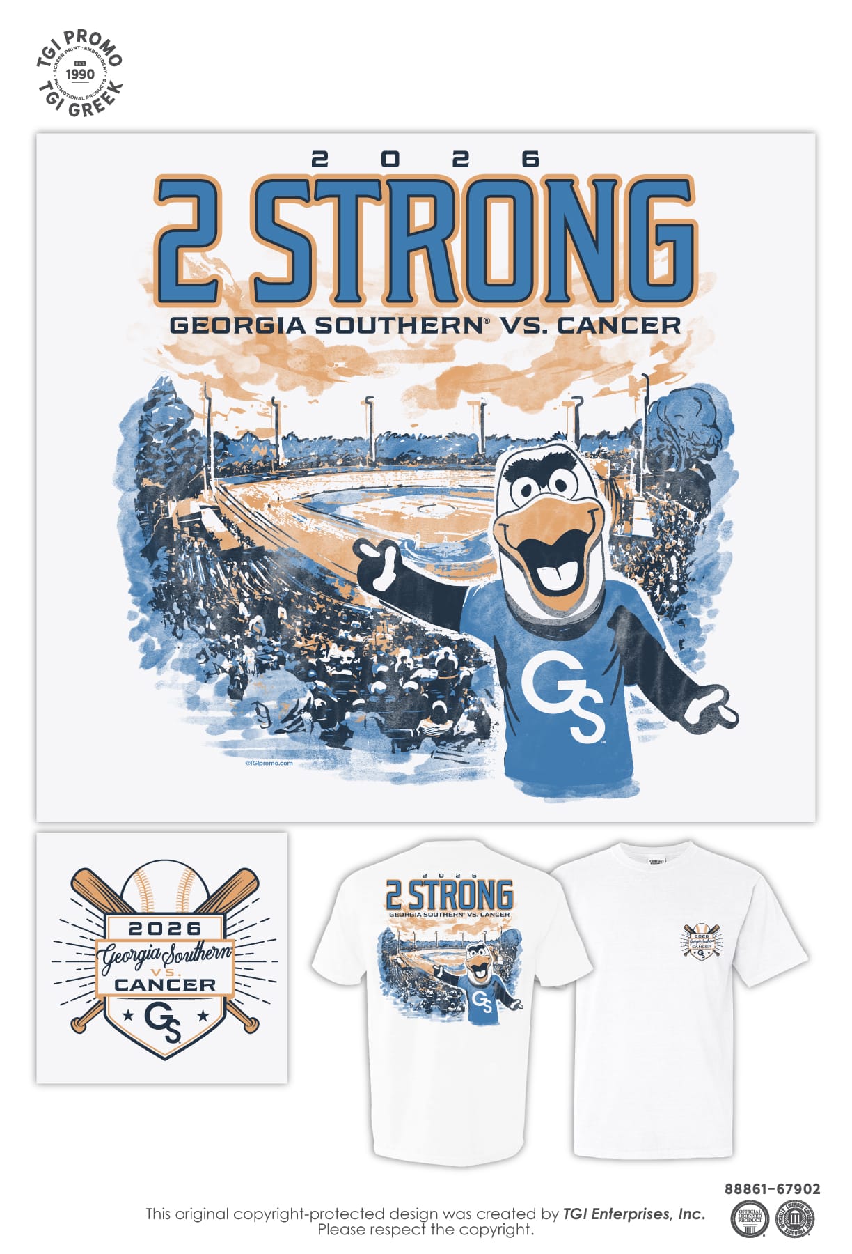 Georgia Southern University – Baseball Stadium Tee