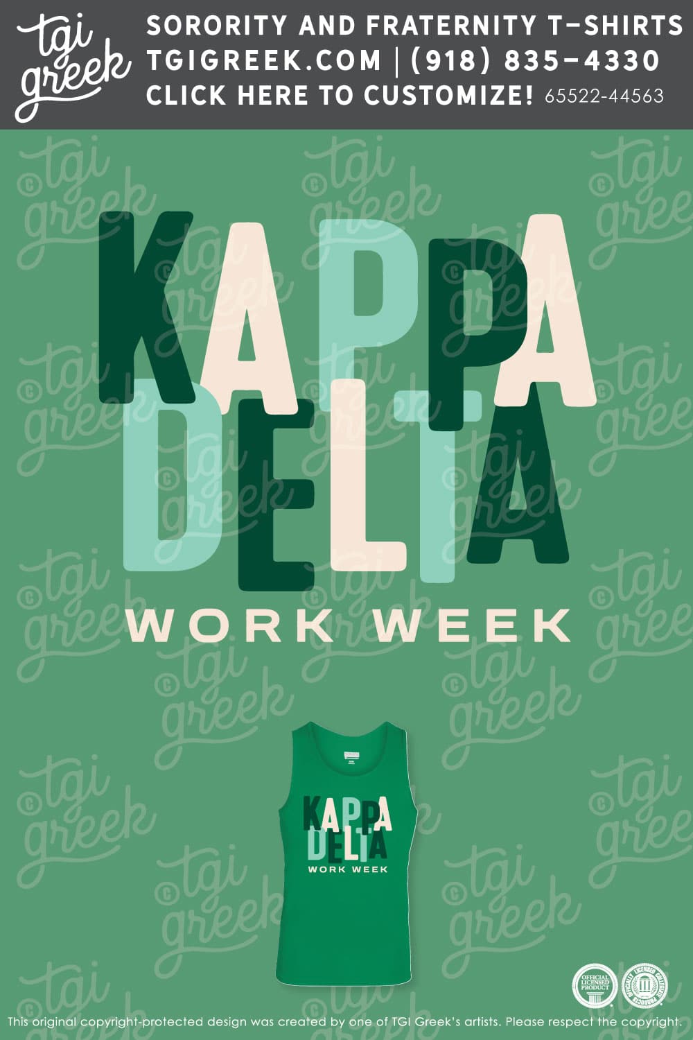 Kappa Delta – TCU Work Week Green