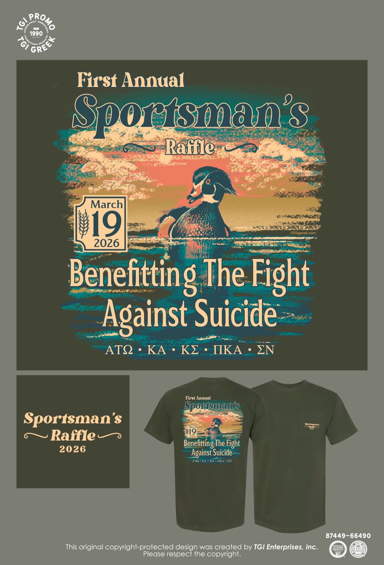 Pi Kappa Alpha – ECAU Sportsman Raffle