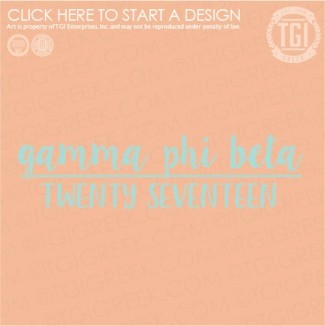 Gamma Phi Beta-OSU Bid Day Bag Shirt