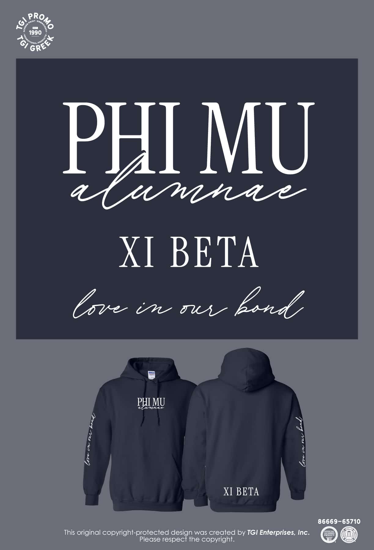 Phi Mu – COSU Senior Sweatshirts
