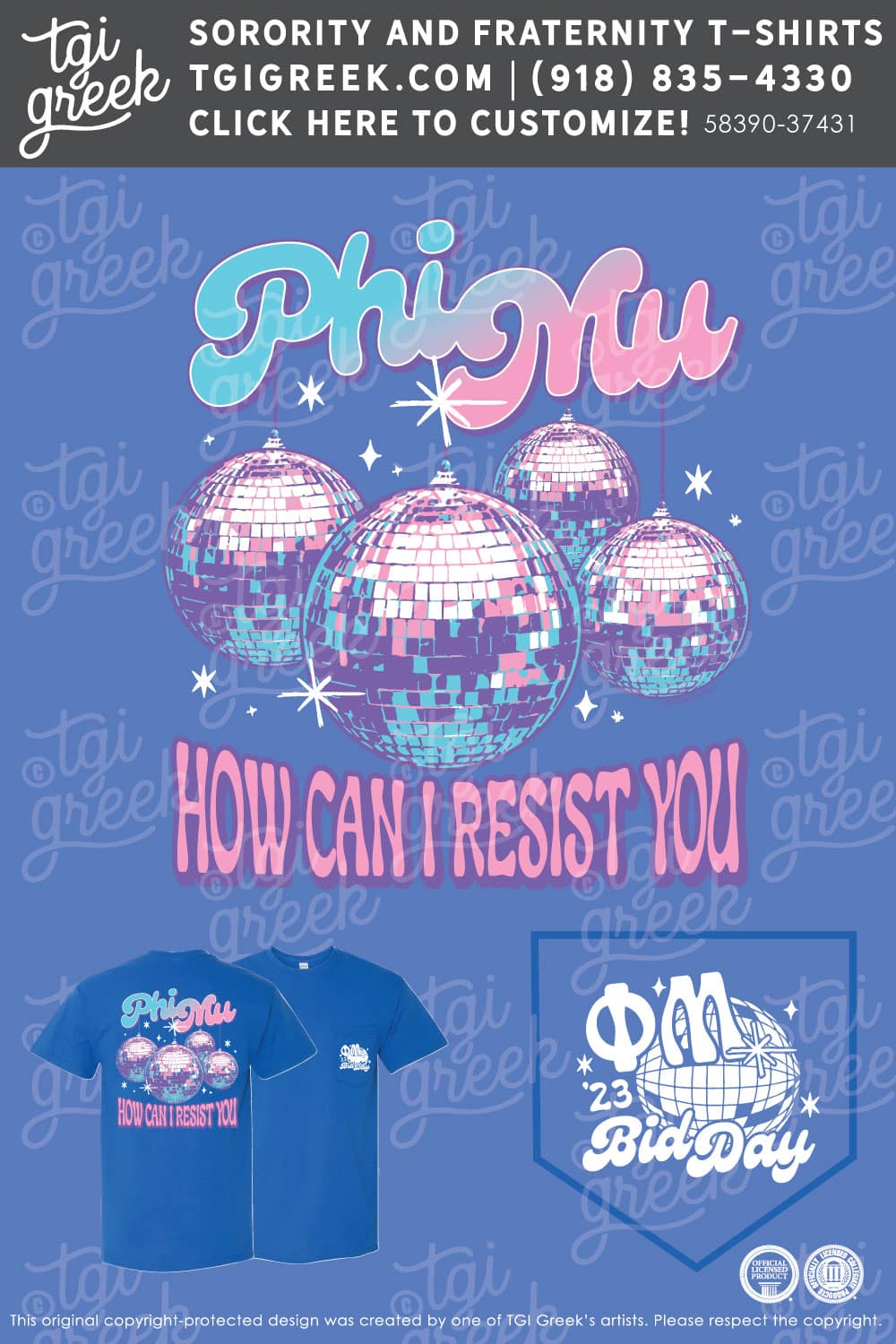 Phi Mu – AME Spring Bid Day