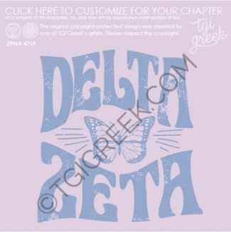 Delta Zeta – TENNKN go Greek Butterfly