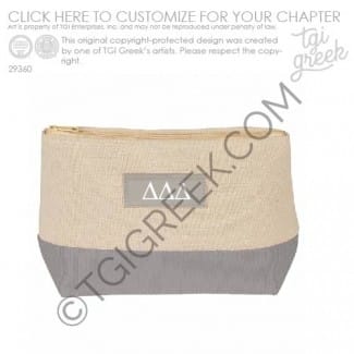 Delta delta Delta – OSU Cosmetic Bag