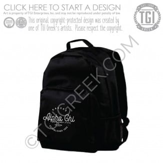 Alpha Chi Omega- KU New Member Backpack