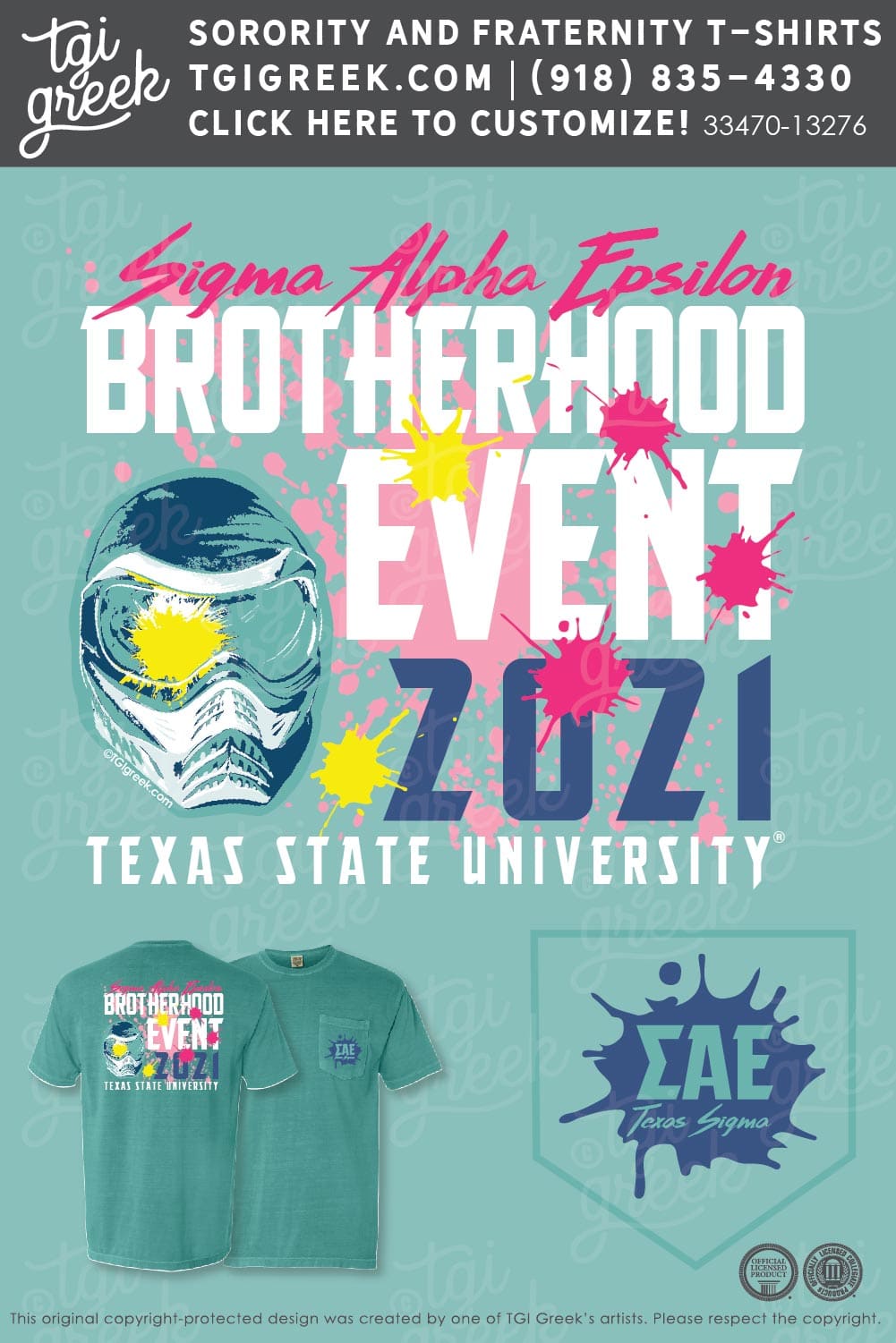 Sigma Alpha Epsilon – TXSU Paintball
