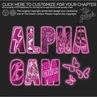 Alpha Gamma Delta – TSU neon