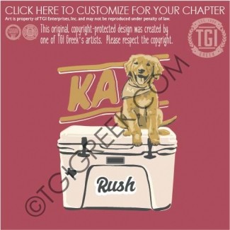TGI-Kappa Alpha Yeti Bandana Pup