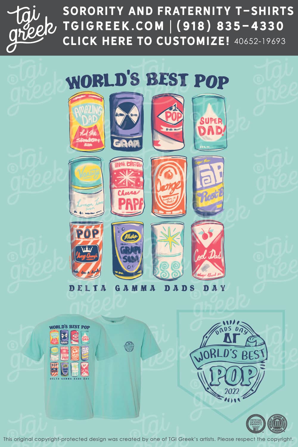 TGI – Delta Gamma Vintage Soda Dad