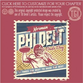 Phi Delta Theta-Dads Day Retro Football