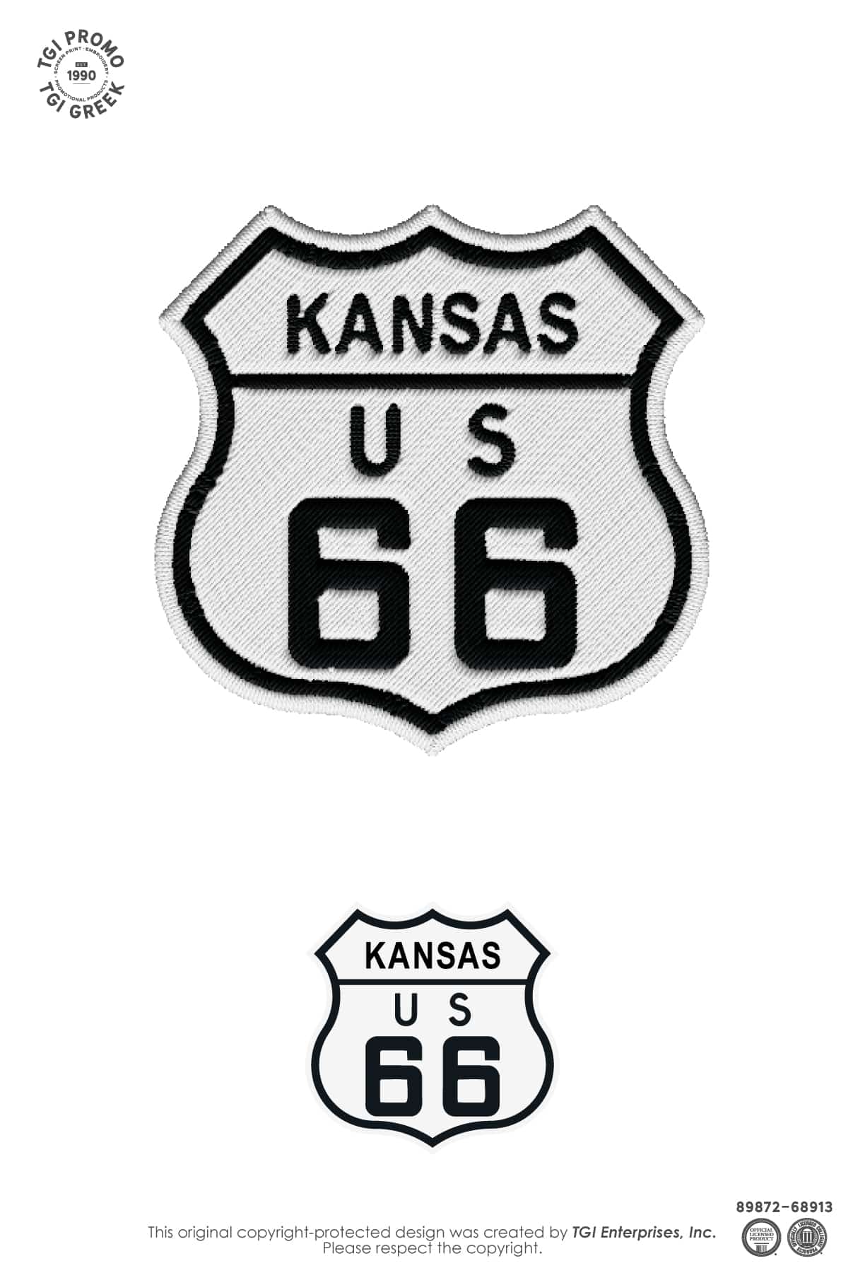 TGI Promo – Cap Cruise Kansas Rt66 Patch