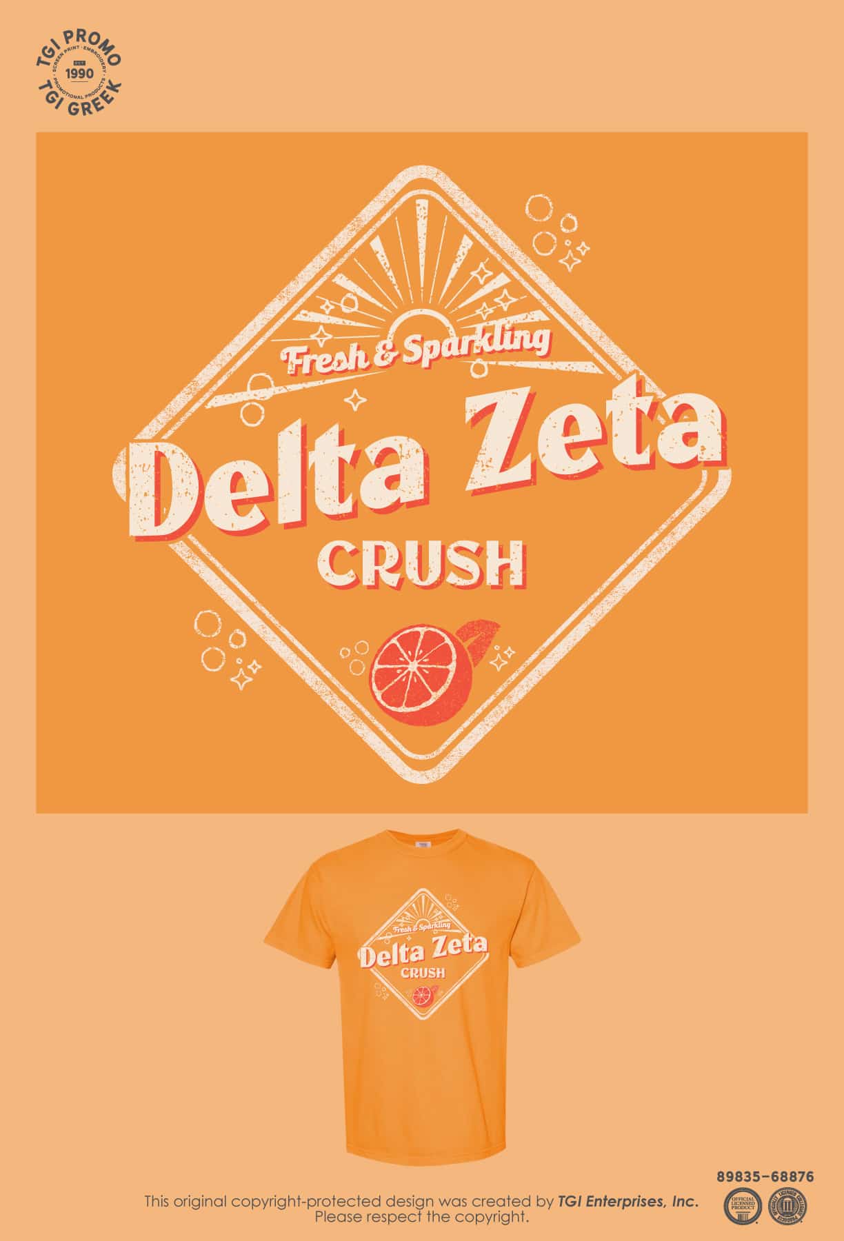 Delta Zeta – TGI Greek Orange Crush