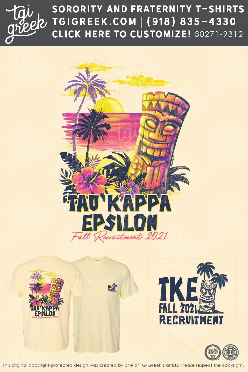 Tau Kappa Epsilon – MOSU Fall Rush Tiki