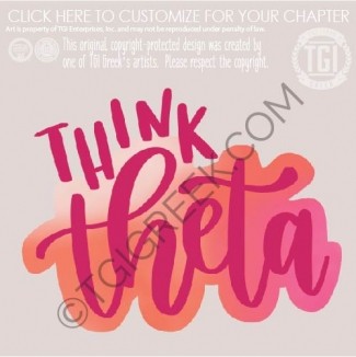 Kappa Alpha Theta – think Theta Ombre