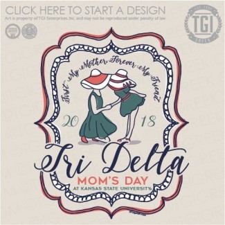 Delta Delta Delta-KSU Mom's Day Tee