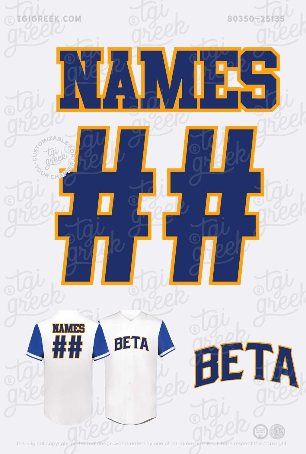 Beta Theta Pi – UID Baseball Jerseys