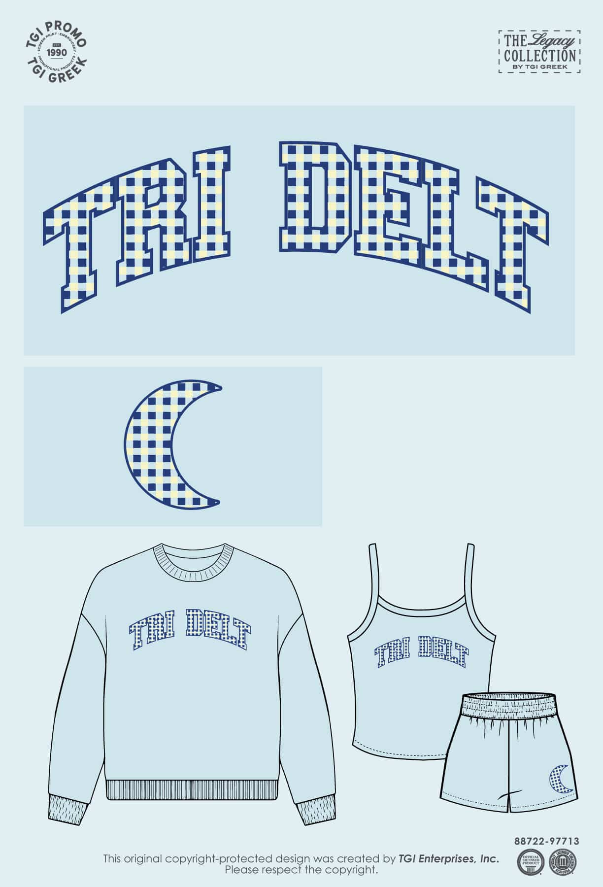 Delta Delta Delta – TGI Greek Pattern Set