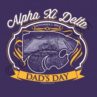 Alpha Xi Delta-KSU Dads Day – Purple