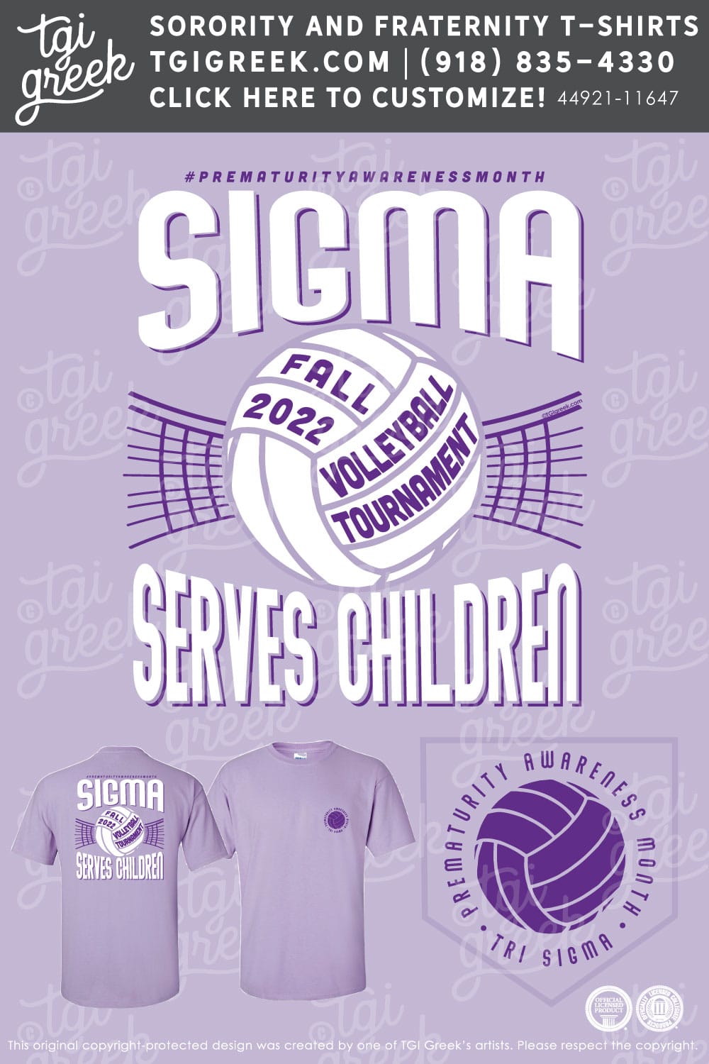 Sigma Sigma Sigma – LOCK Prematurity Awareness Month Volleyball Tournament
