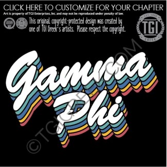 TGI – Gamma Phi Beta Stacked Script
