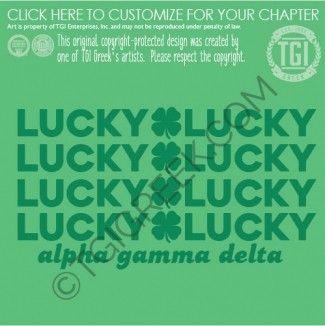 TGI – Alpha Gamma Delta Shamrock Power