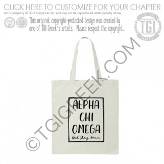 Alpha Chi Omega – Bid Day Bag