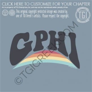 Gamma Phi Beta OU Rainbow PR