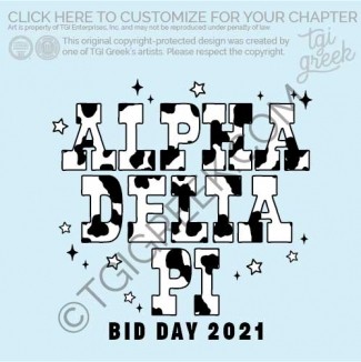 Alpha Delta Pi – bid day rodeo