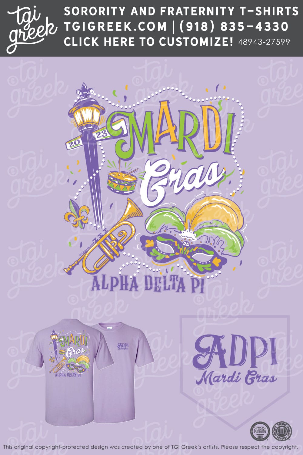 Alpha Delta Pi – ULL Mardi Party
