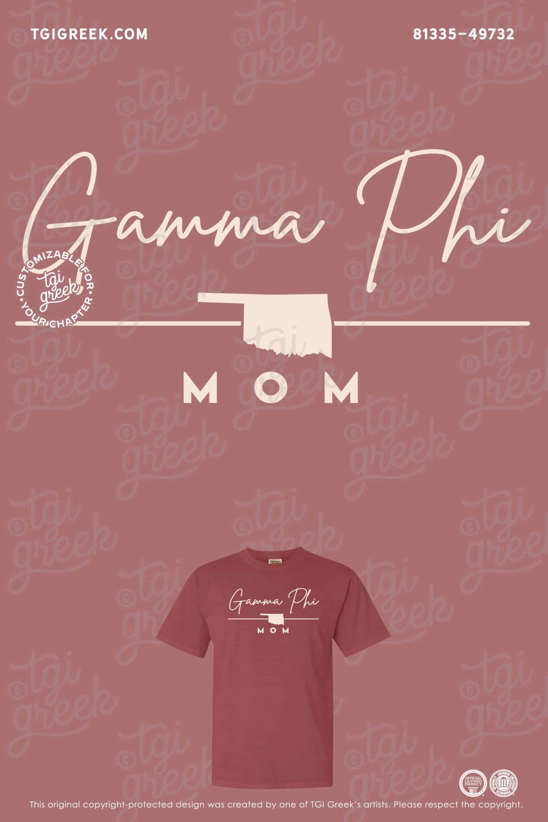 Gamma Phi Beta – OU Mom Shirt