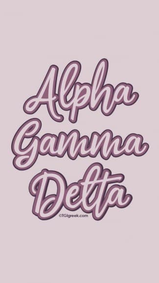 Alpha Gamma Delta – Phone Background