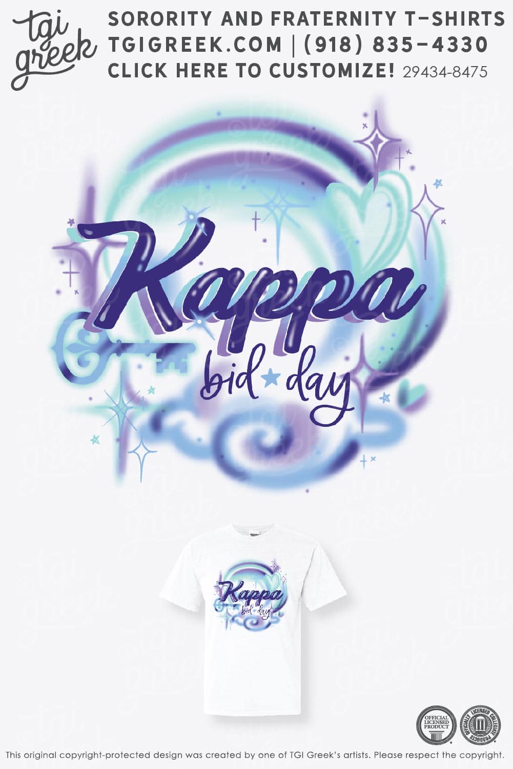 TGI – KKG Air Brush Bid Day