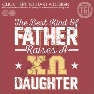 Chi Omega-OU Dad's Day Shirt