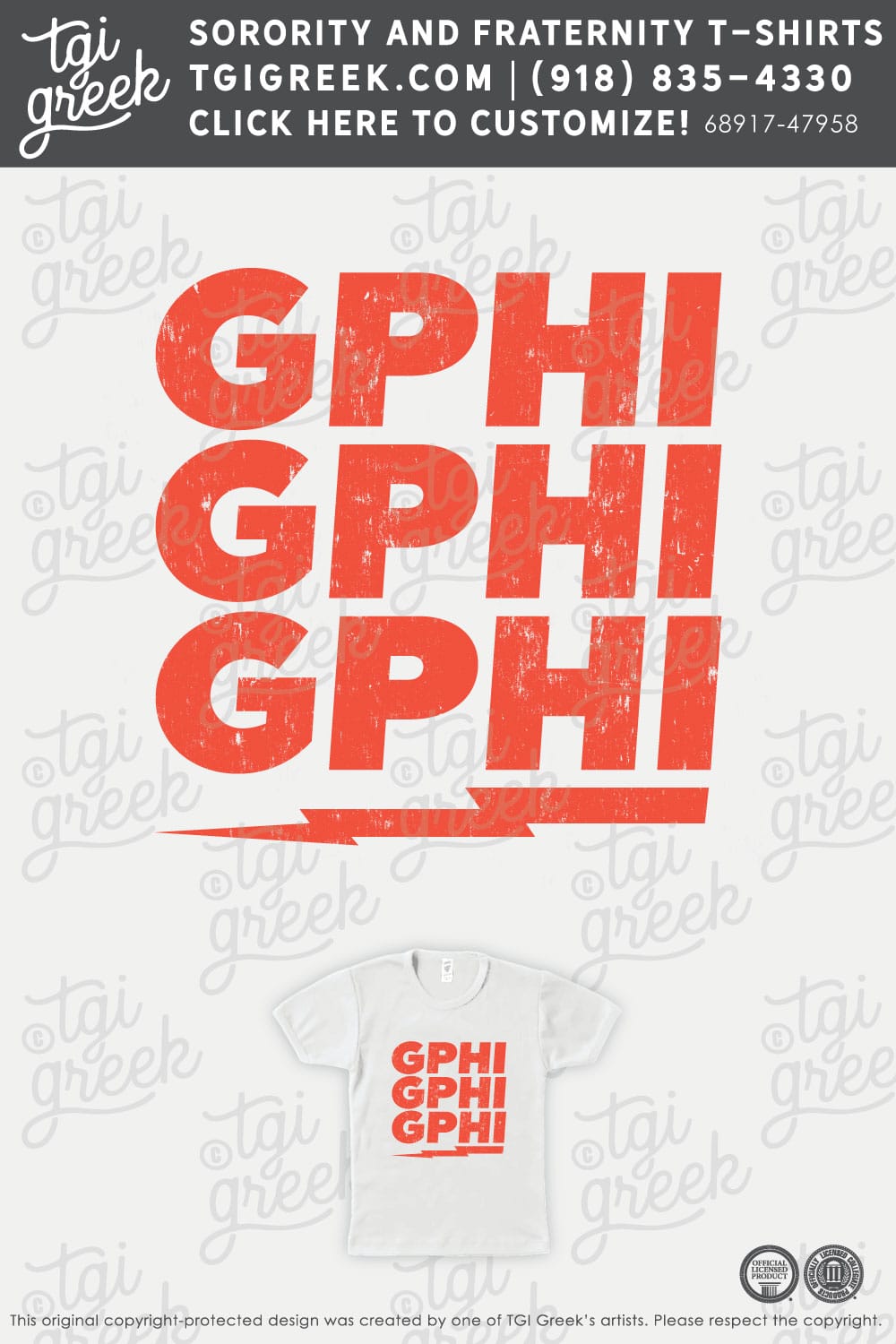 Gamma Phi Beta – TCU PR Baby Tee