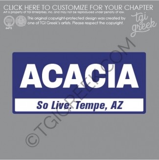 ACACIA – AZSU Spring PR Yeti