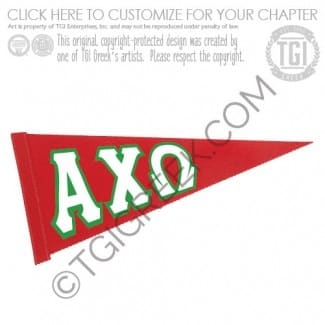 Alpha Chi Omega – Bid Day Car Decal