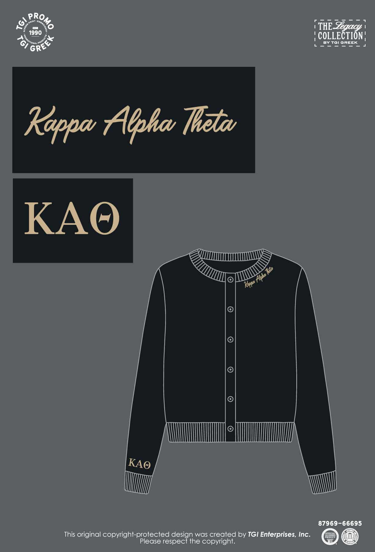 Kappa Alpha Theta – TGI New Stock Cardigan