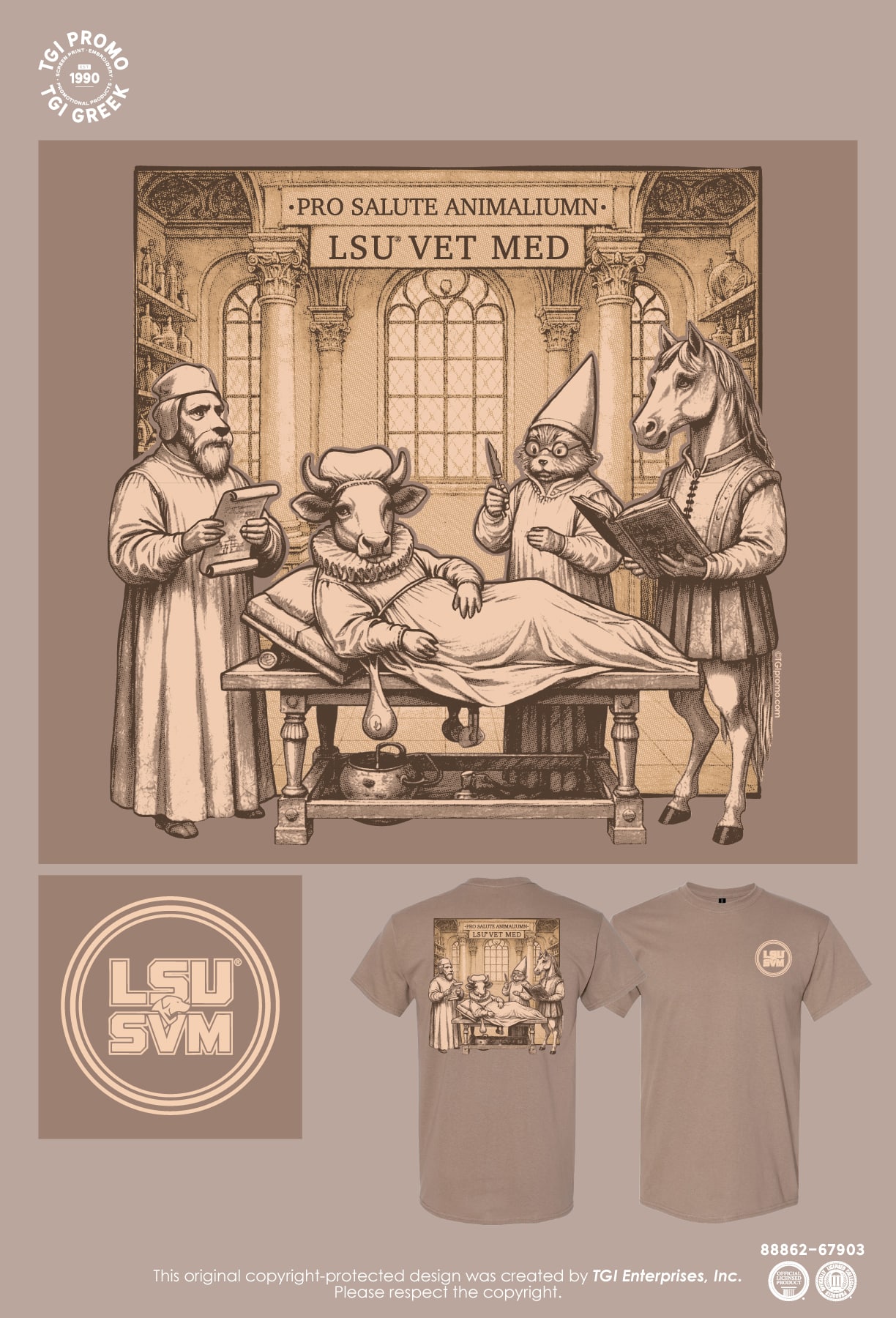 Louisiana State University – SVM Tee