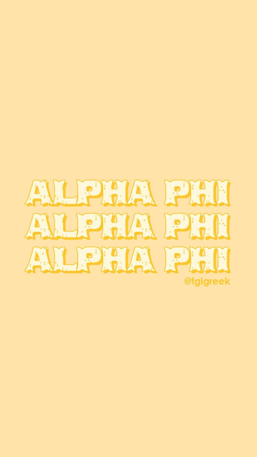Alpha Phi Western Font