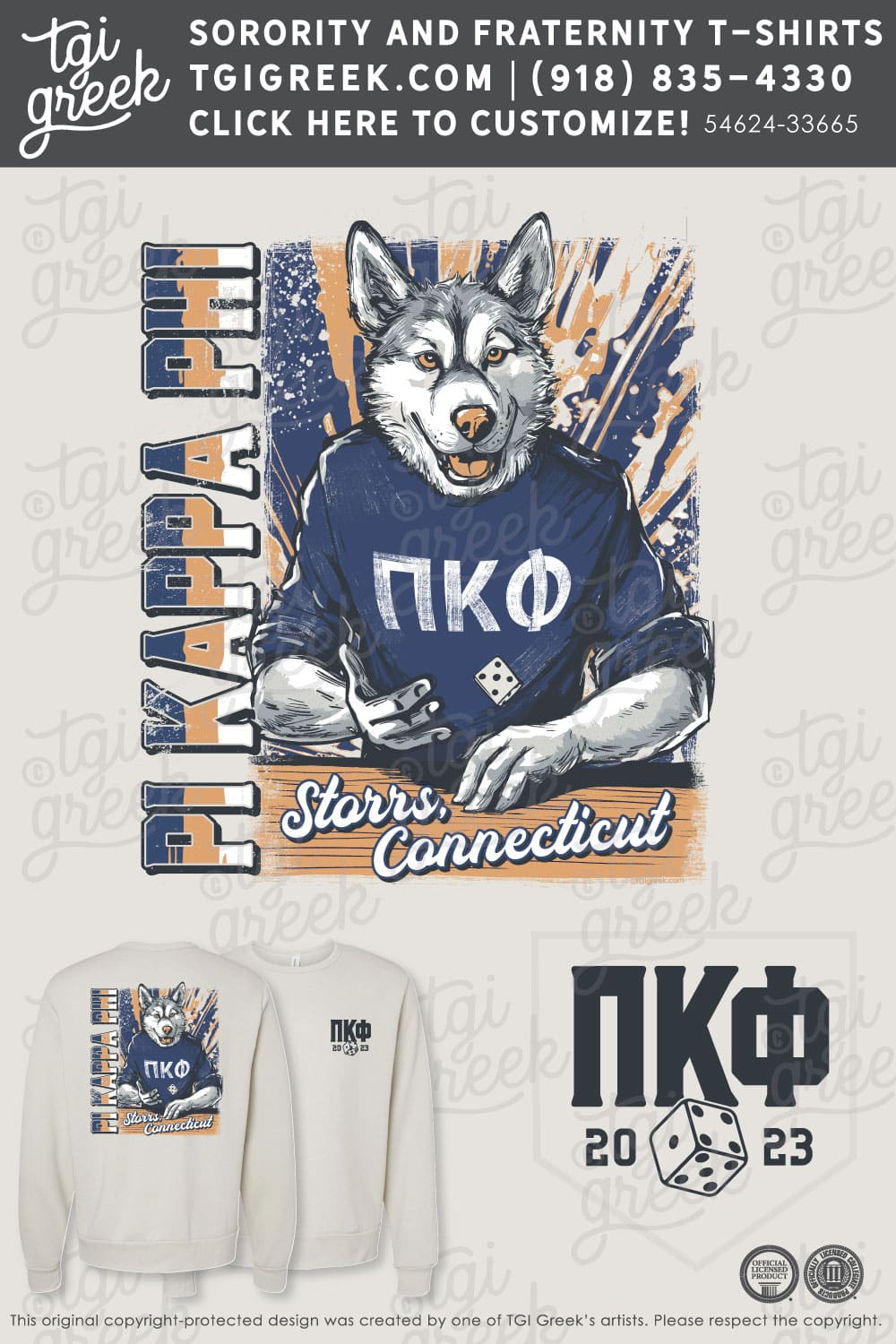 Pi Kappa Phi – UCON Crewnecks