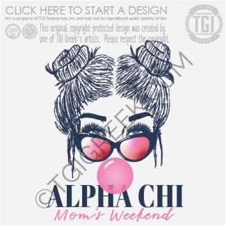 Alpha Chi Omega-KU Moms Day Crewneck