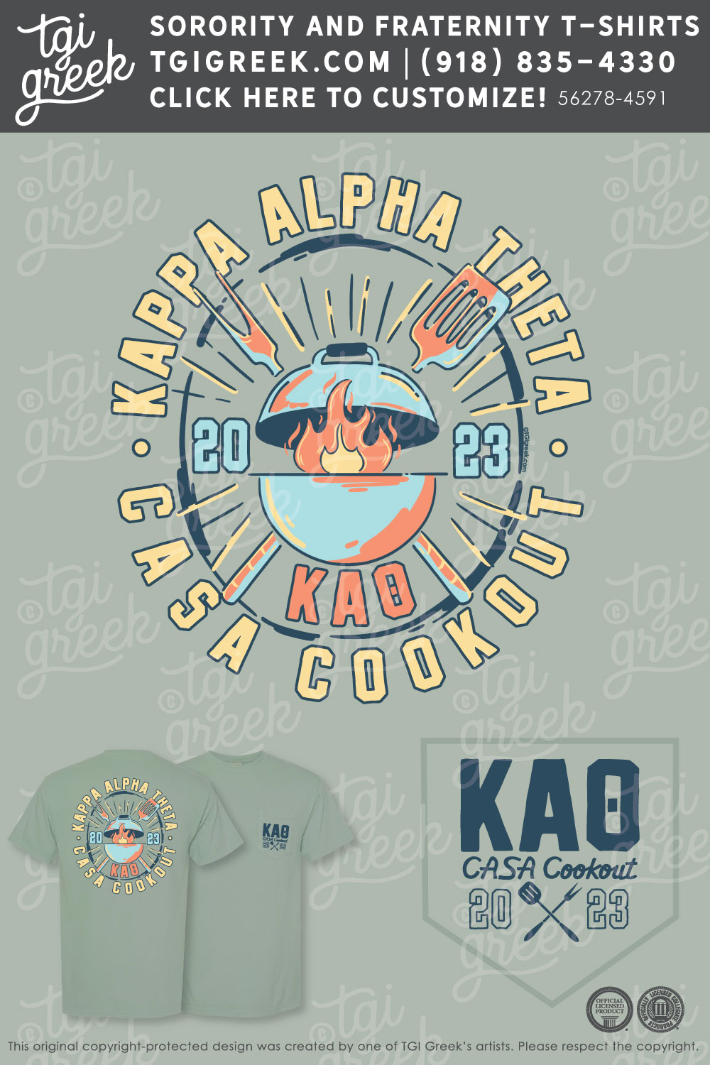 Kappa Alpha Theta – UFL Philanthropy – Casa Cookout