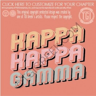Kappa Kappa Gamma – BAB Retro Photoshoot