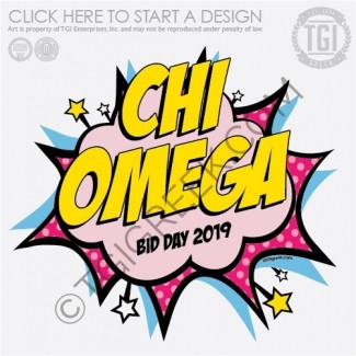 Chi Omega- OU Bid Day Tshirt