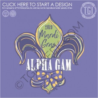 TGI-AGD Mardi Gras Fleur