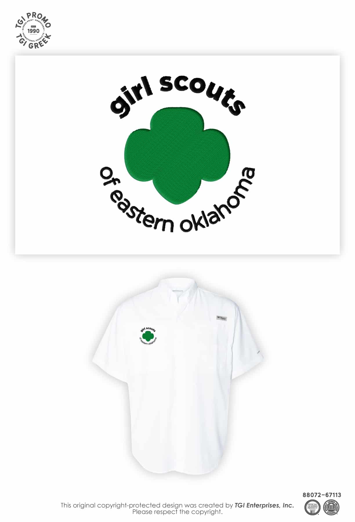 Girl Scouts Of Eastern Oklahoma – Columbia PFG Shirt