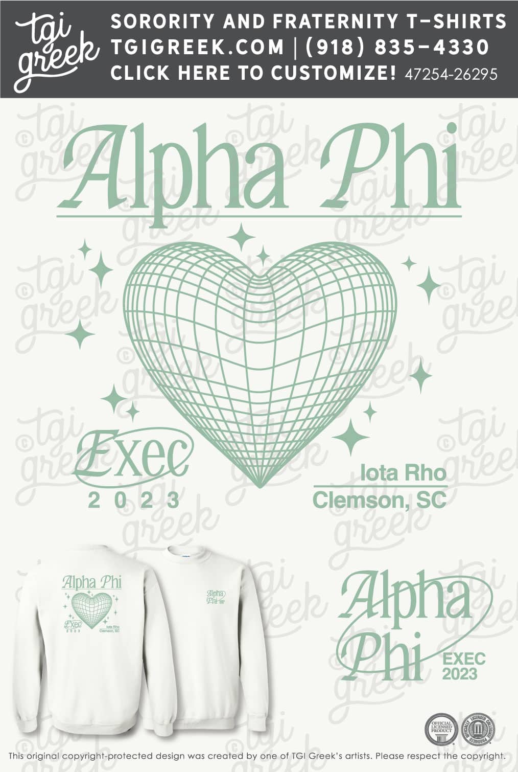 Alpha Phi – CLEM Exec Crews