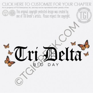 TGI-Delta Delta Delta Butterfly Bid Day