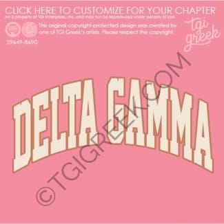 TGI – Delta Gamma Varsity Sweatshirt